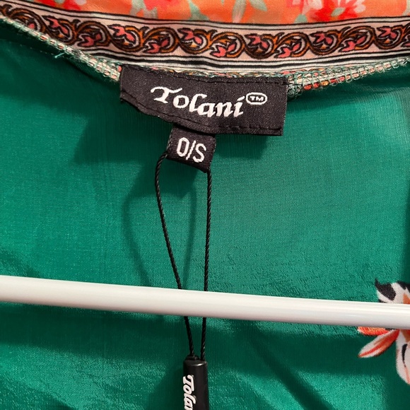 NWT Tolani silk kimono top. One size - Picture 4 of 6